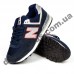 Детские кроссовки New Balance подростковые темно-синие